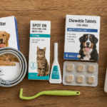 Tipos de antiparasitario para perros y gatos: collar, pipeta, pastilla y spray