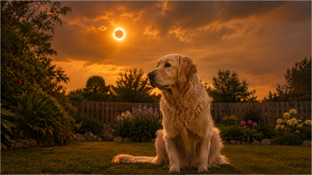 Eclipse y mascotas: cómo pueden reaccionar perros y gatos hoy